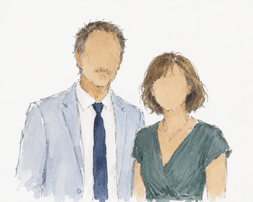 Cadeaux d'invités personnalisés en aquarelle
